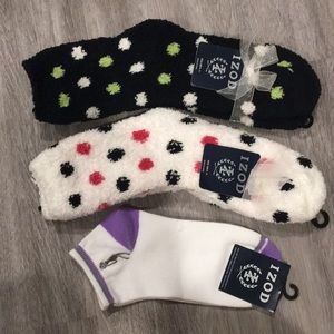 Bundle of 3 pairs of brand new Izod socks